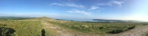 Panorama of Cefn Bryn